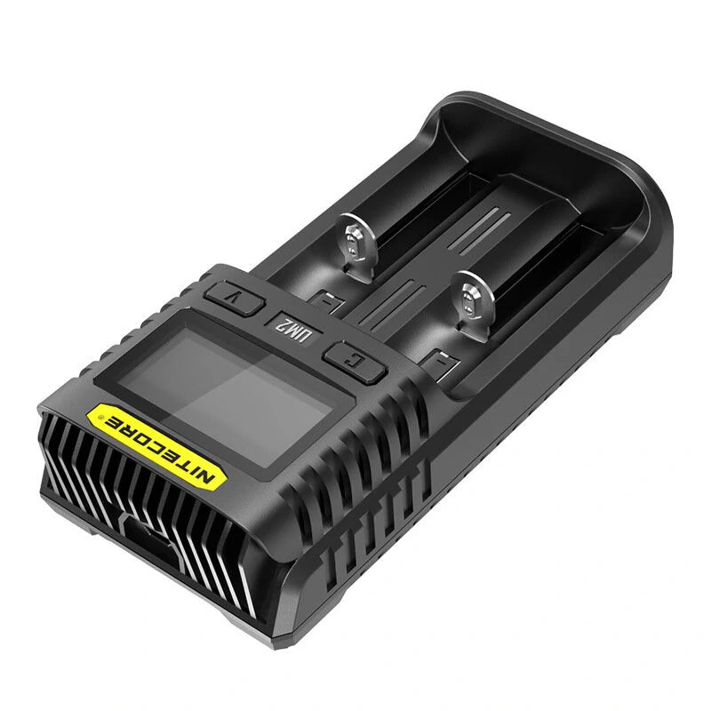 NITECORE UM2 LCD Display 5V/2A Lithium Battery Charger USB QC Smart Rapid Charger